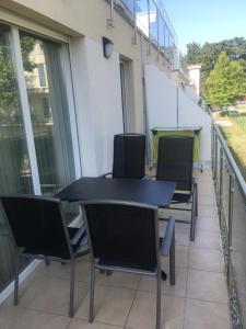 Balkón alebo terasa v ubytovaní SUN-DIAL APARTMAN