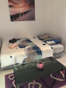 Postel nebo postele na pokoji v ubytování Anejo apartment
