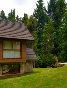 Zahrada ubytování Cabañas Villa Sequoia