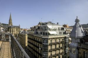 Widok na miasto San Sebastian z tego apartamentu