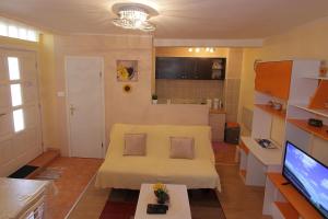 Μια τηλεόραση ή/και κέντρο ψυχαγωγίας στο Apartment Tancabel