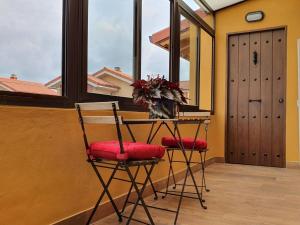 Balkon lub taras w obiekcie BILOÑA - LA COLINA