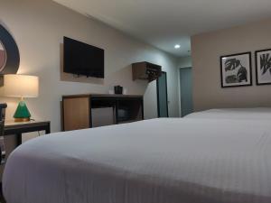 Postel nebo postele na pokoji v ubytování Arya Inn and Suites