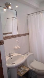 Koupelna v ubytování Hostal Casona Arrambide