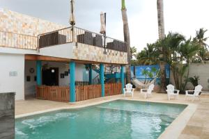 Bazén v ubytování Hotel Agua Dulce nebo v jeho okolí