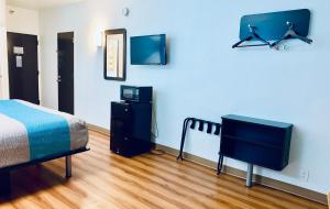 Postel nebo postele na pokoji v ubytování Motel 6-Lewisville, TX - Medical City
