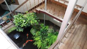 Taman di luar Walking Pilgrimage Hotel Tokiwa Ryokan
