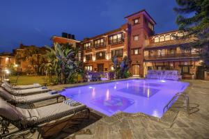 The swimming pool at or close to Hotel Manaslu