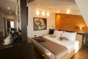 Postel nebo postele na pokoji v ubytování Solun Hotel & SPA