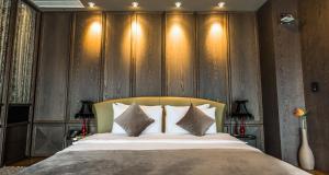 Postel nebo postele na pokoji v ubytování Solun Hotel & SPA + 37 fotografií