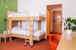 Krevet ili kreveti na kat u jedinici u objektu Hotel Veter
