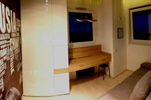 Posedenie v ubytovaní Luksusowy apartament z tarasem