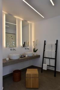 Koupelna v ubytování Margie Mykonos Hotel