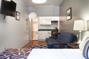 Kuchyň nebo kuchyňský kout v ubytování Hotel 309