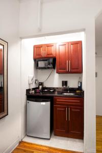 Kuchyň nebo kuchyňský kout v ubytování Hotel 309