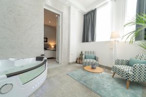 Posezení v ubytování Casa Solmes Rooms