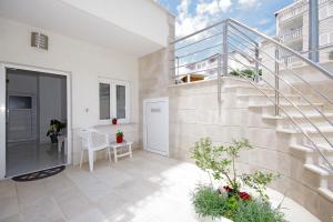Balkón alebo terasa v ubytovaní Makarska sea view rooms