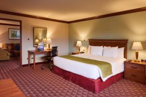 Säng eller sängar i ett rum på Suites las Palmas, Hotel & Apartments.