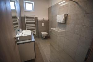 Koupelna v ubytování Francesca Apartman