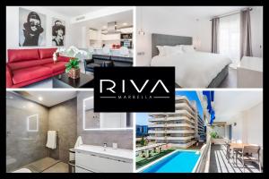Postel nebo postele na pokoji v ubytování by RIVA - Gorgeous 2 Bedroom Apartment in Centre of Puerto Banus