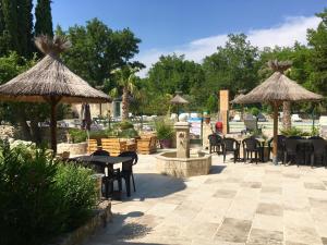 Zahrada ubytování Camping l'Avelanede