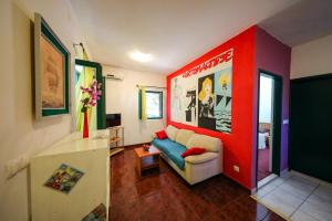 TV a/nebo společenská místnost v ubytování Apartment Corto