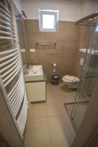 Koupelna v ubytování Francesca Apartman