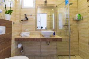 Kúpeľňa v ubytovaní Villa Aida pokoje gościnne