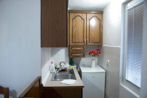 Dapur atau dapur kecil di Central Apartment Ohrid