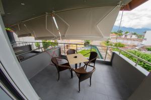 Balkón nebo terasa v ubytování Klepsidra rooms