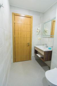 Koupelna v ubytování Hotel London