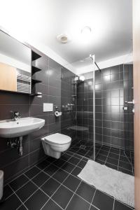 Koupelna v ubytování Apartmán se sklípkem + 29 fotografií