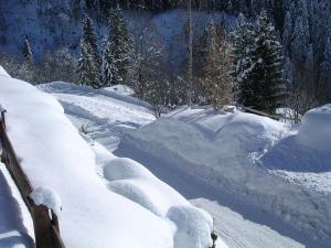 Appartement Oberschernthann om vinteren