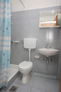 Koupelna v ubytování Apartmani Ujdur