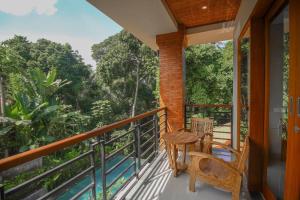 Μπαλκόνι ή βεράντα στο Aji Lodge Bungalow