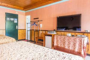 TV a/nebo společenská místnost v ubytování Kenting Maya-House B&B