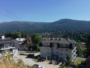 Widok na góry z tego apartamentu