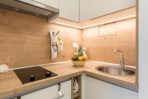 Kuchyňa alebo kuchynka v ubytovaní Studio apartment Lucija