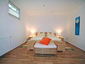 Postel nebo postele na pokoji v ubytování Ferienhaus Flatscher