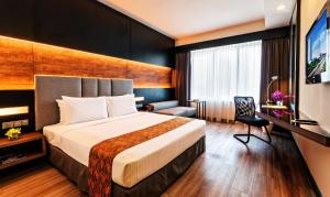 TV a/nebo společenská místnost v ubytování Hotel Armada Petaling Jaya