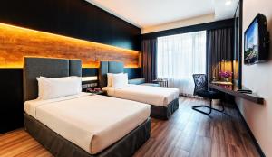 Postel nebo postele na pokoji v ubytování Hotel Armada Petaling Jaya + 37 fotografií