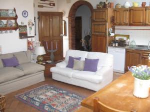 พื้นที่นั่งเล่นของ Casale Le Borghe - Montalcino,Toscana