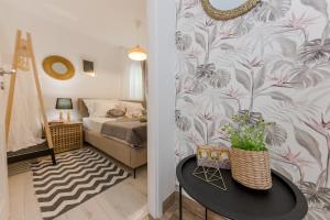 Postel nebo postele na pokoji v ubytování Apartment Lara
