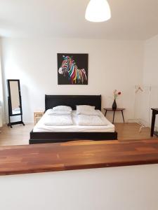Postel nebo postele na pokoji v ubytování Beautiful Studio Apartment In the Heart of Copenhagen