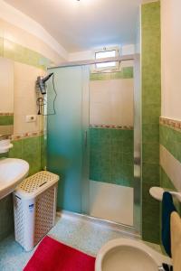 Koupelna v ubytování B&B La Casa nel Borgo