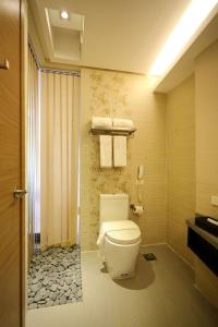 Koupelna v ubytování Greenleaf Hotel Gensan