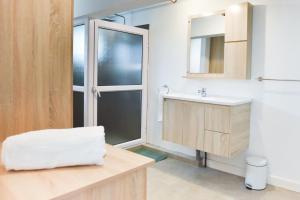Koupelna v ubytování Tamarin Chambres d'Hotes