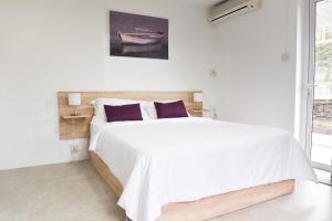 Postel nebo postele na pokoji v ubytování Tamarin Chambres d'Hotes