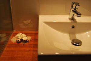 A bathroom at Apartaments Turístics Cal Patoi