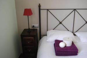 Posteľ alebo postele v izbe v ubytovaní Apartaments Turístics Cal Patoi